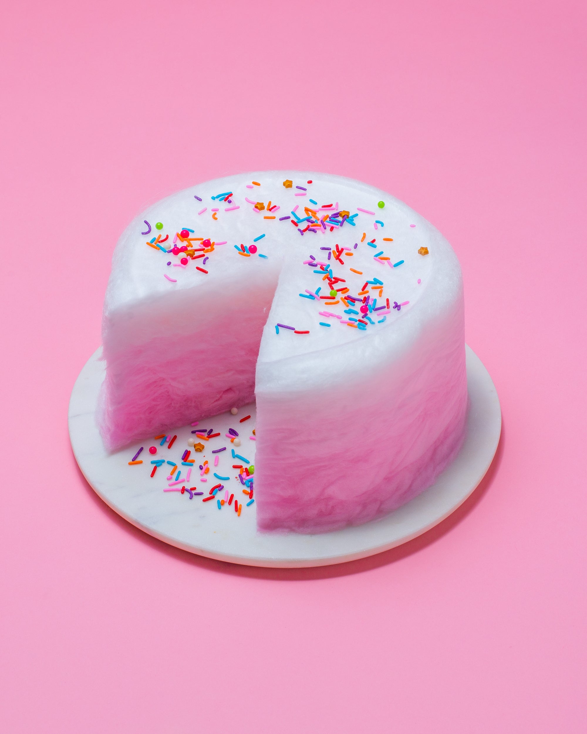 Watermelon Ombré Floof Cake