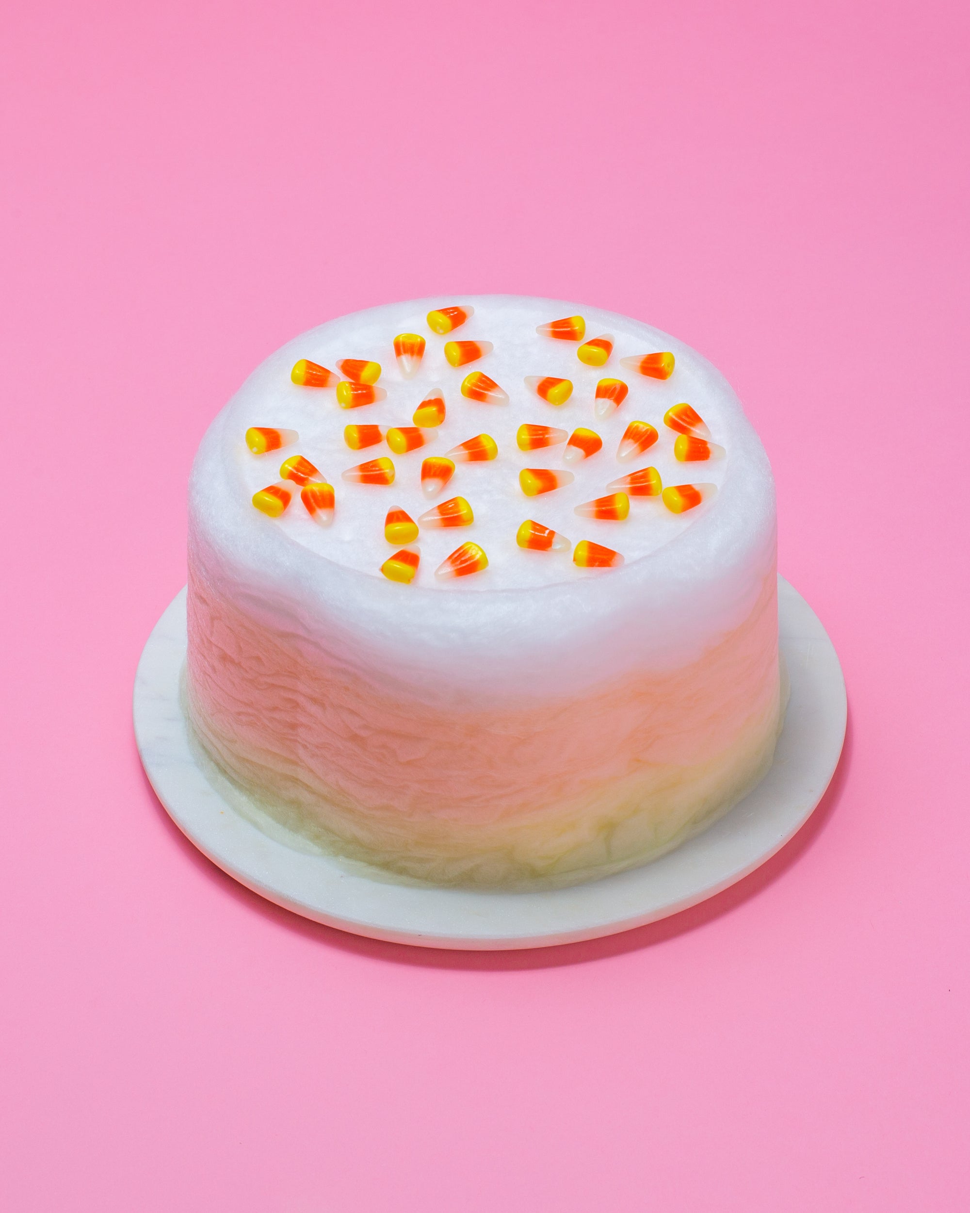 Candy Corn Floof Cake