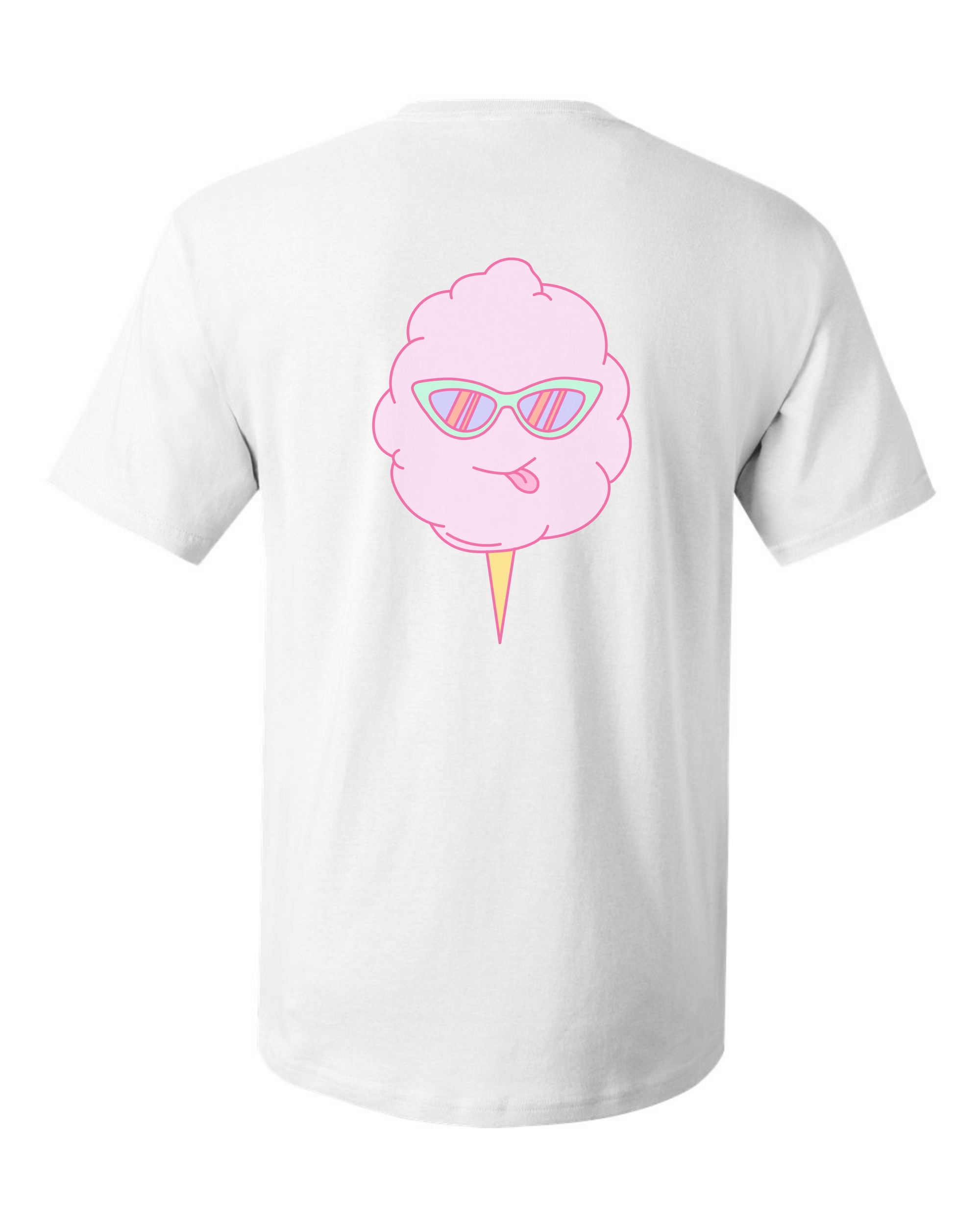 White Floof Cotton Candy T-Shirt