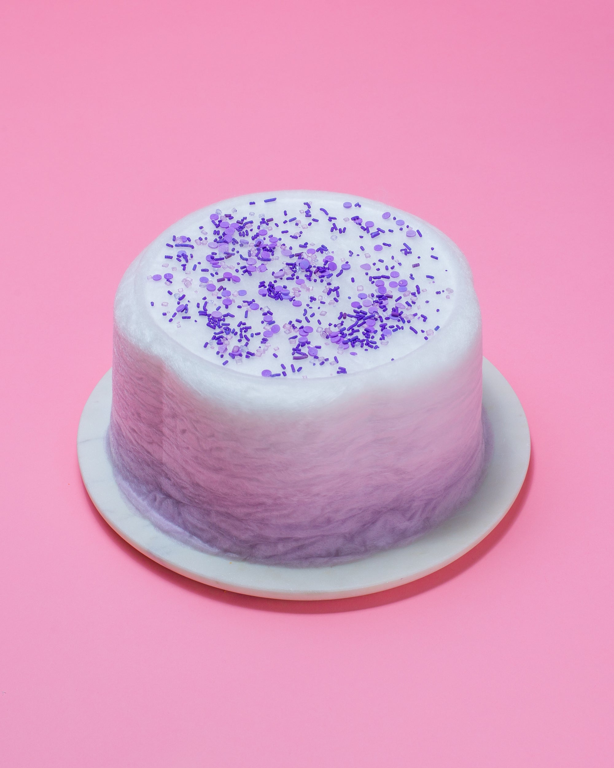 Purple Ombré Floof Cake